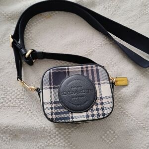 Coach Plaid Crossbody Bag